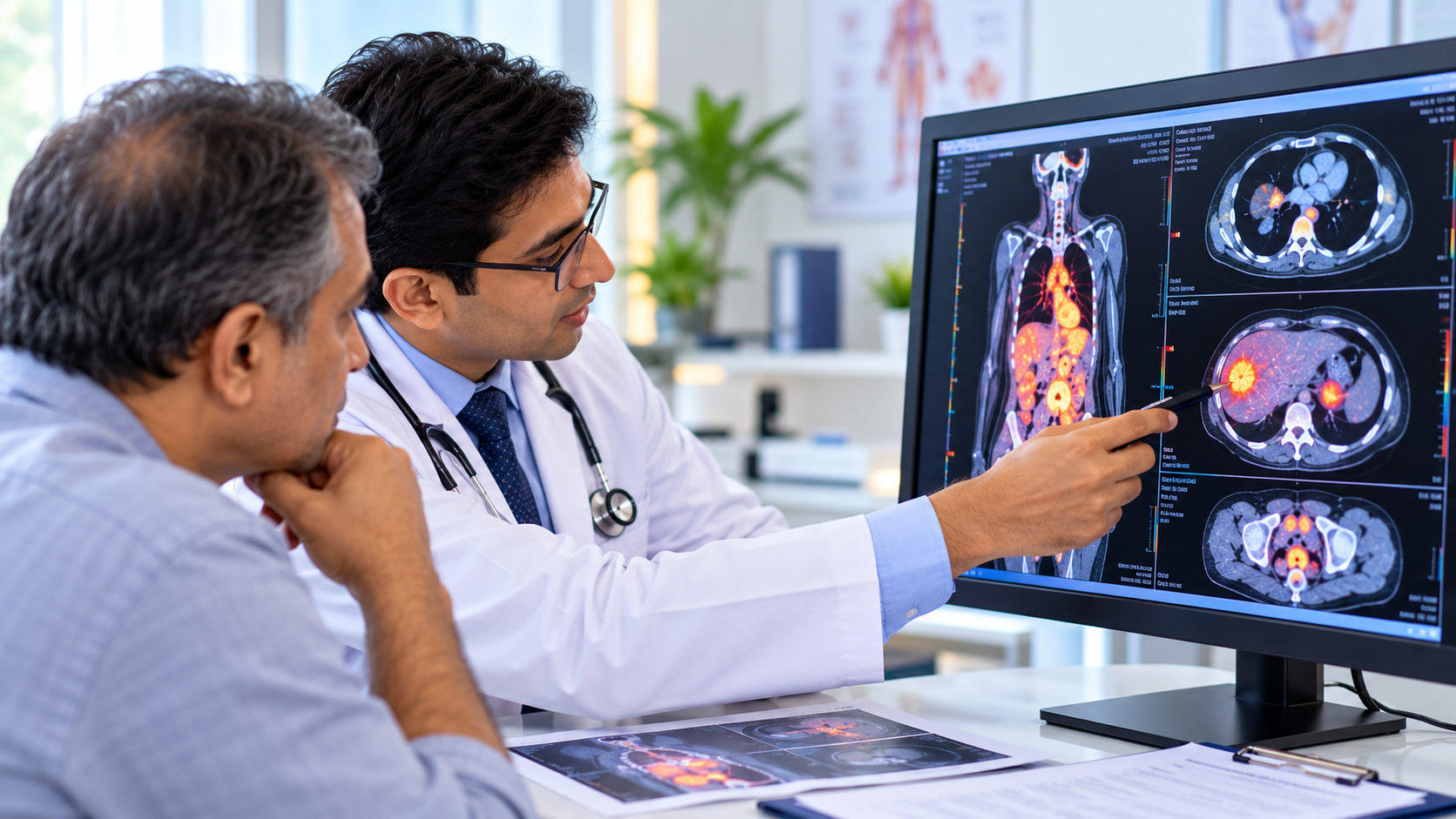 Cancer staging tests after diagnosis – CT and PET-CT scan review