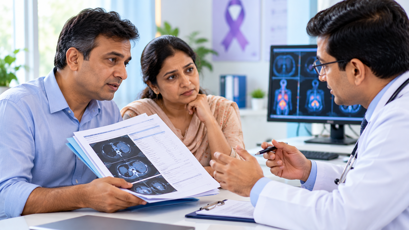 Cancer biopsy report consultation with oncologist in Lucknow