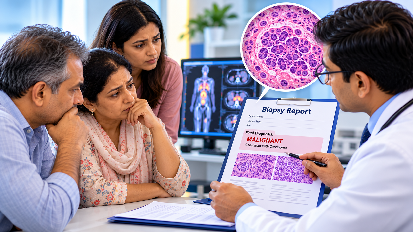 Biopsy Report Mein Cancer Aa Gaya — Ab Sabse Pehle Kya Karna Chahiye?